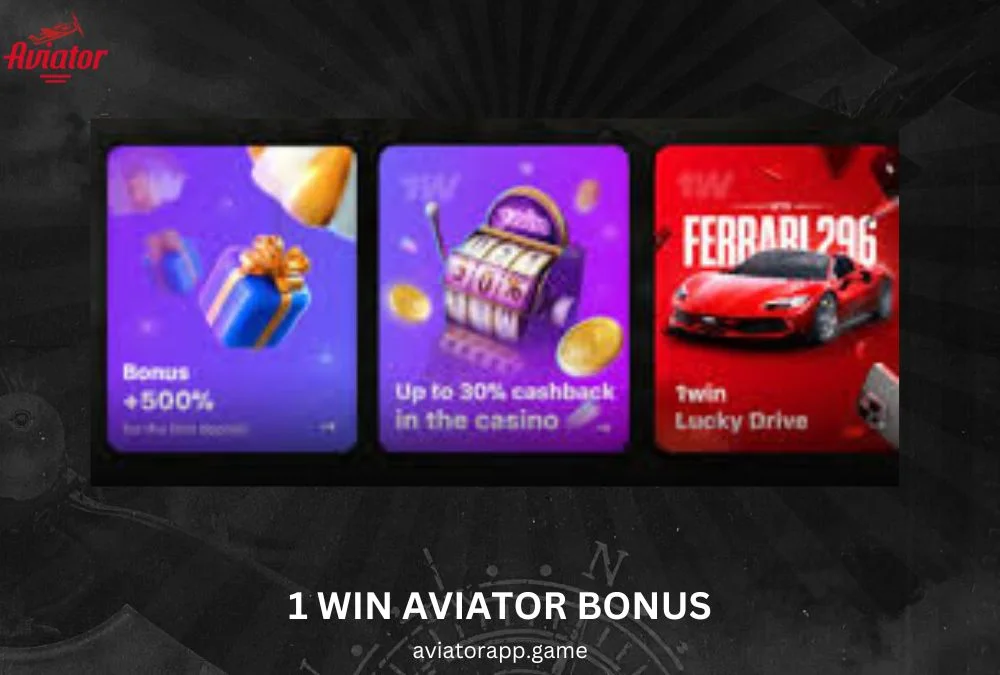 Bonuses for Aviator 1Win
