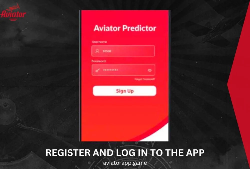 Register and Log in to the App