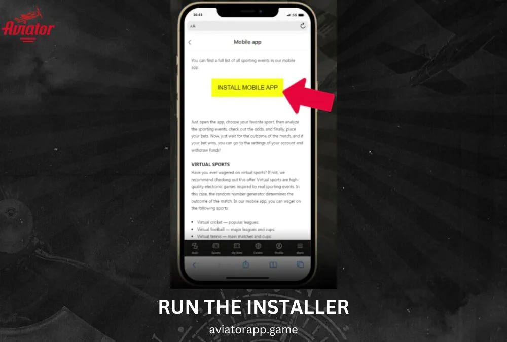 run the installer