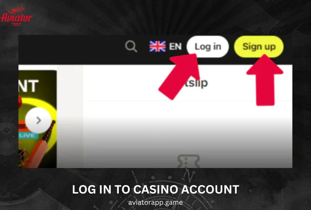 log in to the account